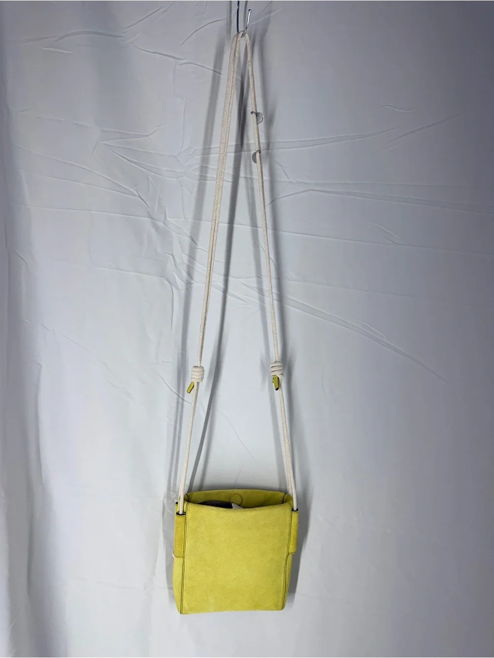 rag & bone Green Suede Rope-Strap Crossbody